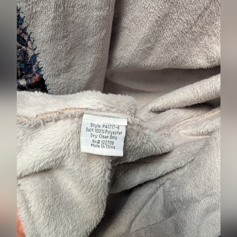 Johnny Was Multicolor Patchwork Hooded Cardigan C… - image 5